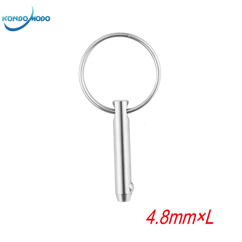 Marine Accessories 316 Stainless Steel 4.8mm 3/16 Inch Quick Release Ball Pin for Boat Bimini Top Deck Hinge Boat Yacht Hardware