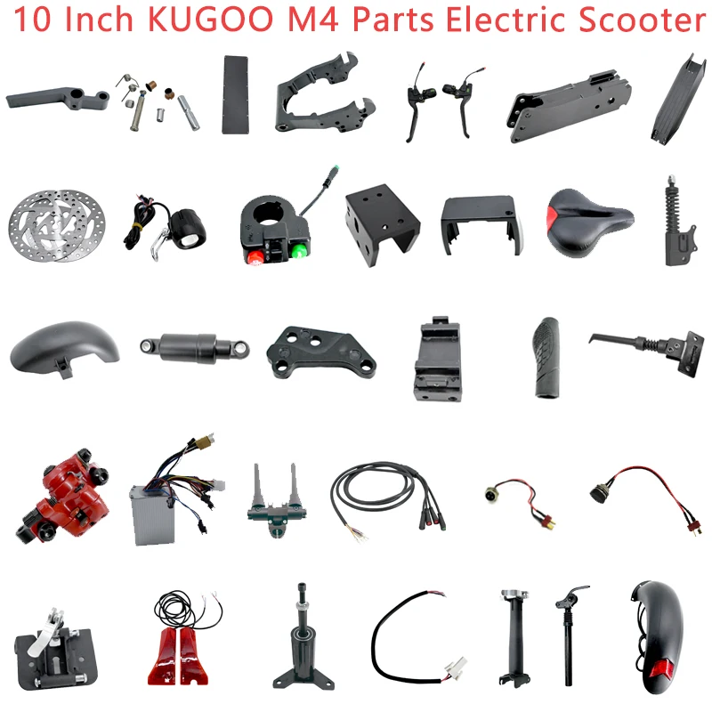 

10 Inch Electric Scooter Parts for Kugoo M4 Various Repair Spare Part hand brake Rear Fork Tool E-scooter Kick Accessories
