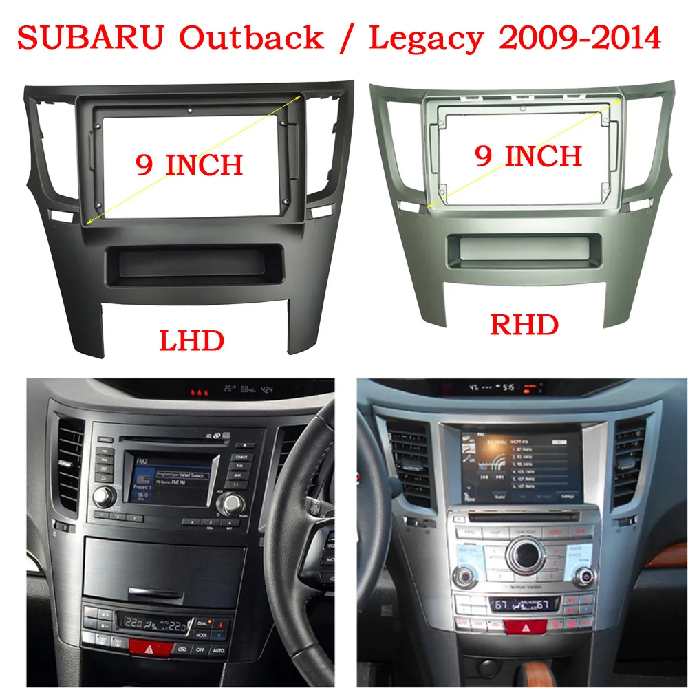 2-диночный автомобильный радиоприемник для SUBARU Outback/Legacy 2009-2014 авто стерео