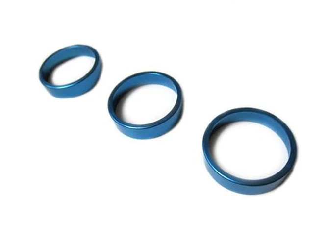 Набор алюминиевых рамков синего цвета для HVAC Climatronic кнопка циферблата VW Golf Jetta MK5