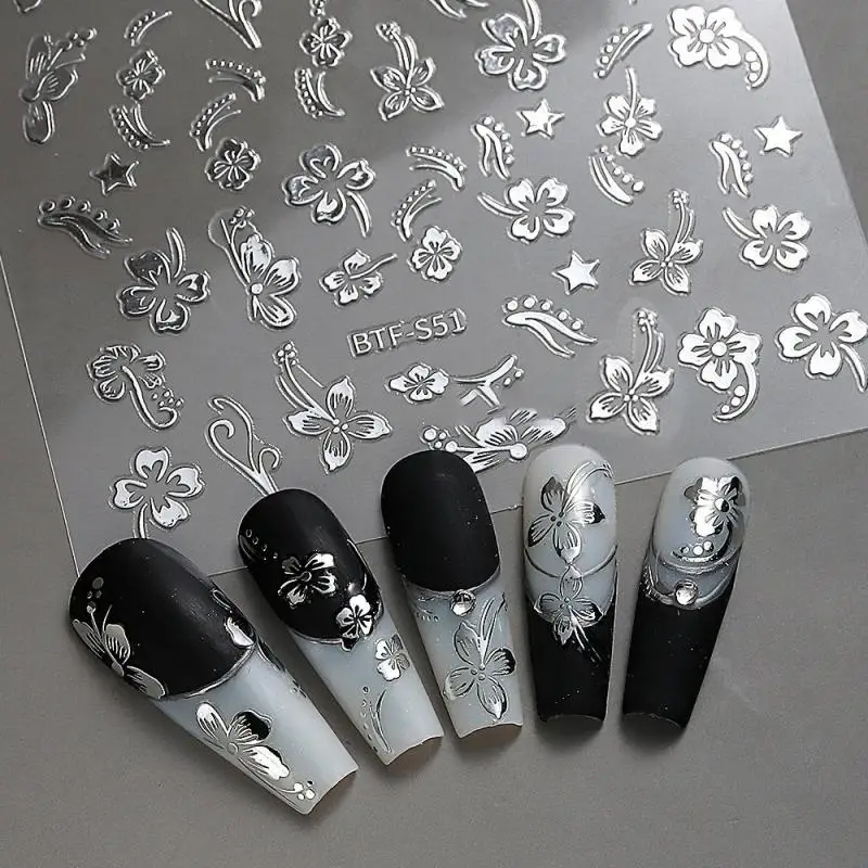 Nail Art Adhesive 8cm*10.5cm Summer Fresh Showing Off Is Popular Versatile Temperament Selected Materials Stickers