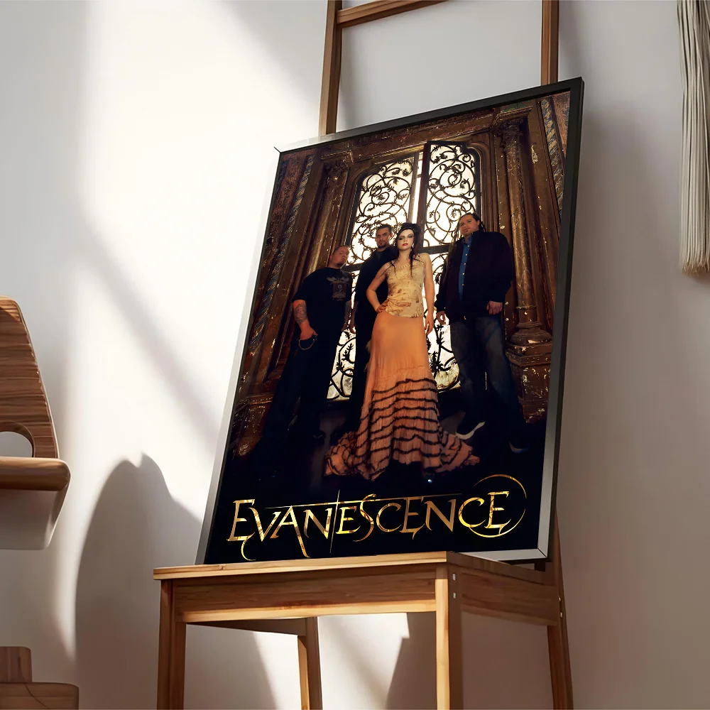 E-EvanescenceS Band Classic Movie Vintage Posters Sticky Room Home Bar Cafe Decor Kawaii