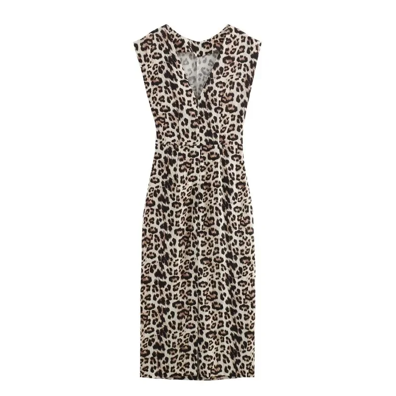 Женское Плиссированное облегающее повседневное длинное платье средней длины