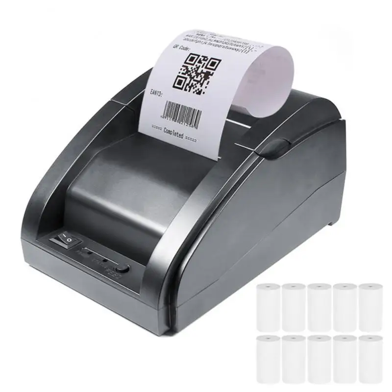 

Thermal Printer 58mm Ticket Bill Printing Papers Mini Bluetooth Thermal Printer Mini Portable Wired Printer New Mini Printer Usb