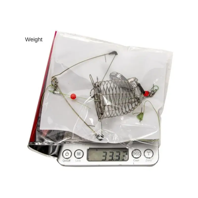 

Стальная рыболовная клетка для ловли карпа, гнездовой Фидер 30 г, клетка для приманки, корзина, круглая металлическая Поворотная кормушка, рыболовные снасти, аксессуары