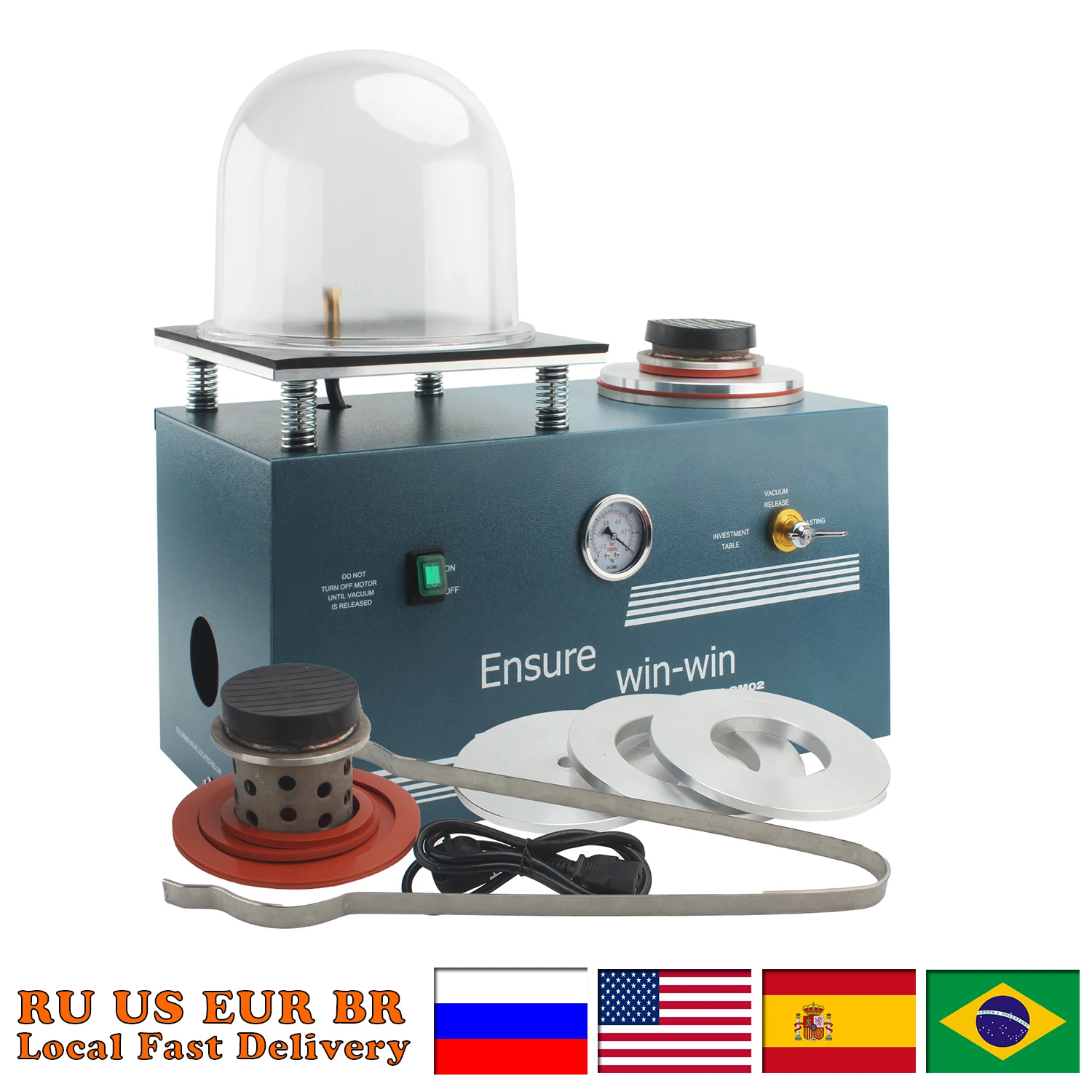 Вакуумная машина для литья по выплавляемым инвеститам Комбинация потерянного