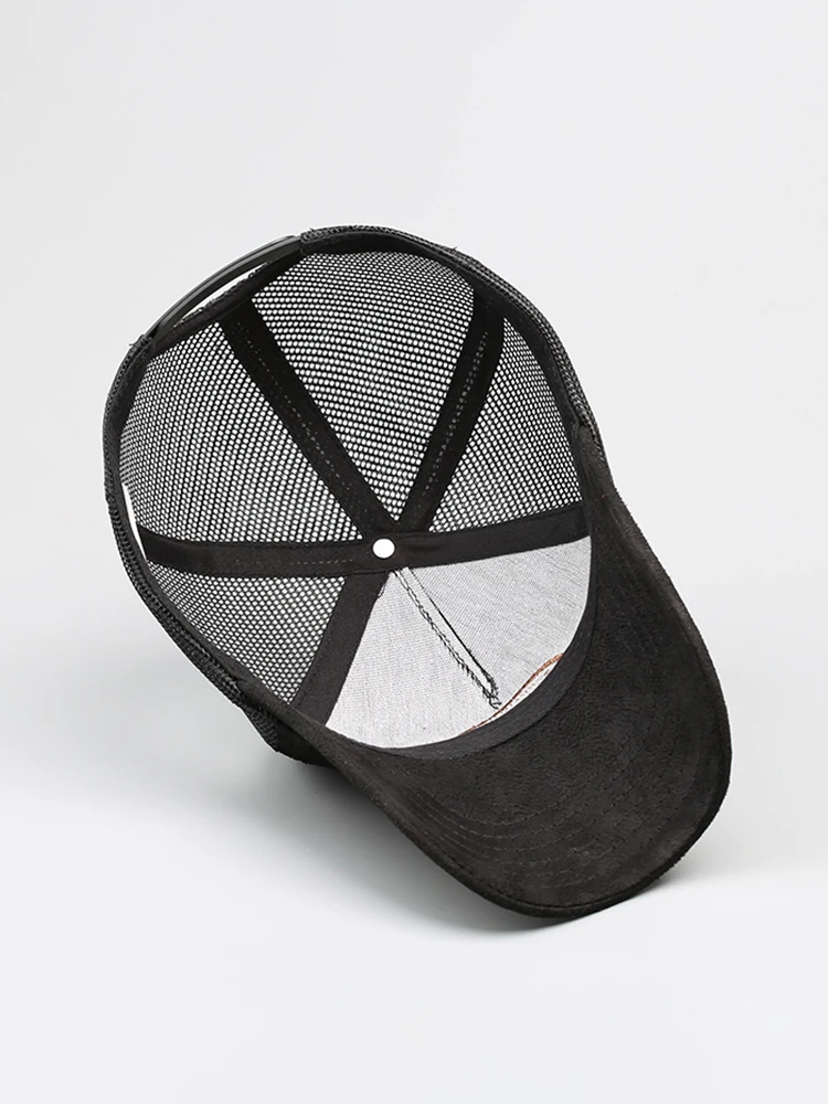 Европейская и американская сетчатая Мужская бейсболка с большими полями высоким