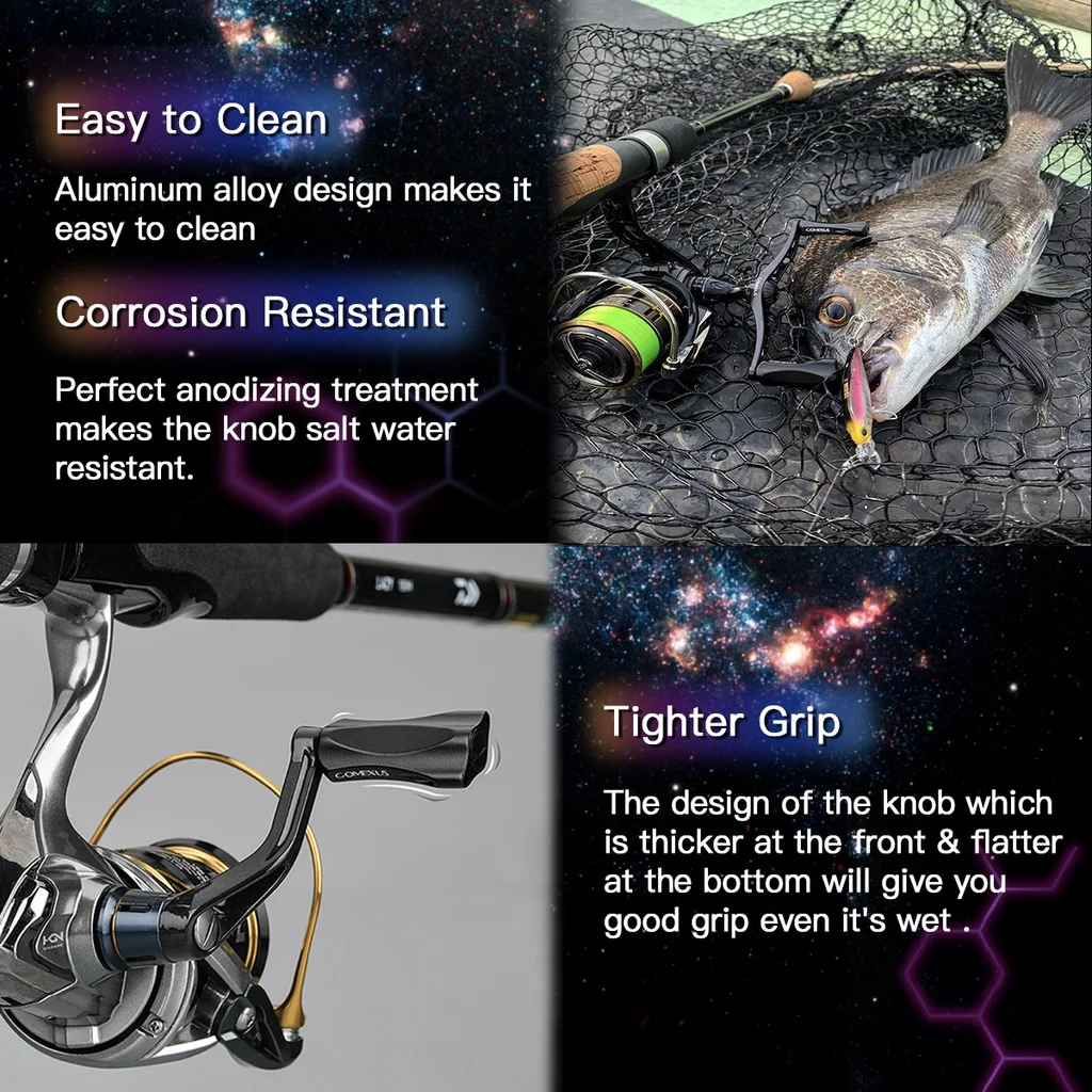 Ручка для спиннинга Gomexus 21 мм ульсветильник рыбалки Shimano Stradic FK FJ Antares Daiwa Freams LT -