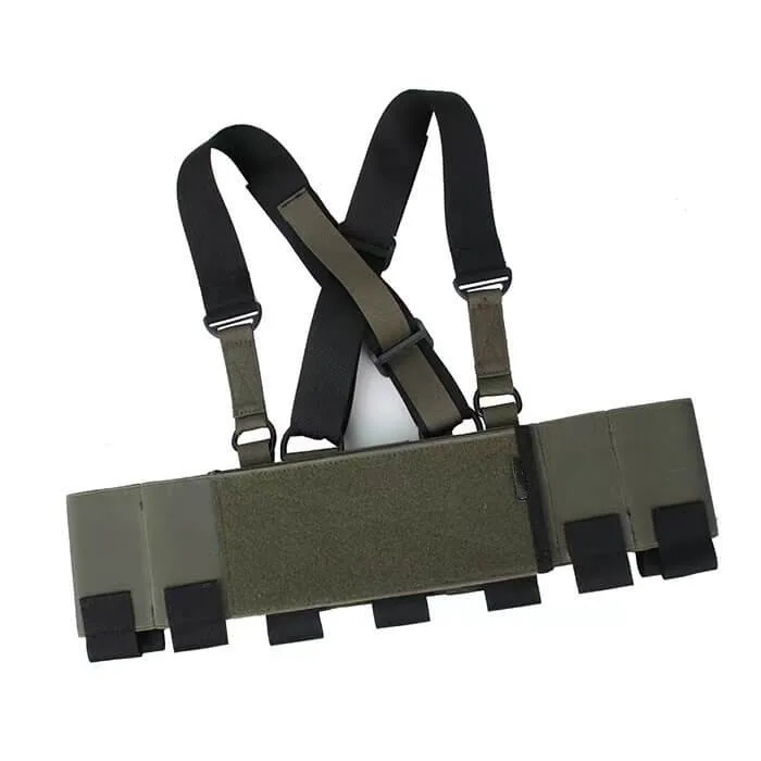 

Sabagear 556 Ready Lightweight Modular Chest Rig for Outdoor Hunting Shooting Tactical Gear for Airsoft - Ranger Green/Black