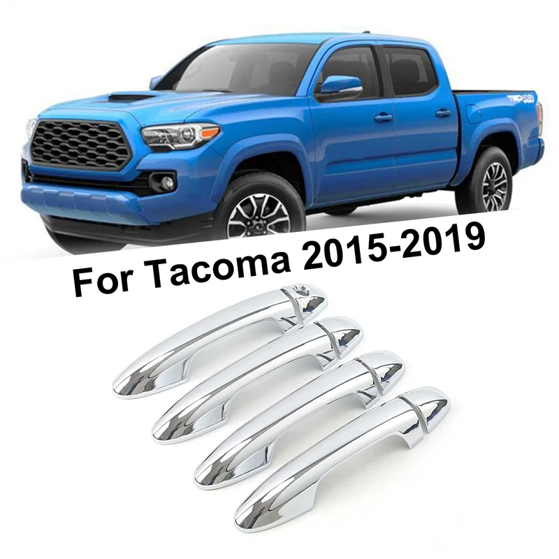 

Хромированная накладка на дверную ручку, набор аксессуаров для стайлинга автомобилей для Toyota Tacoma 2015-2019