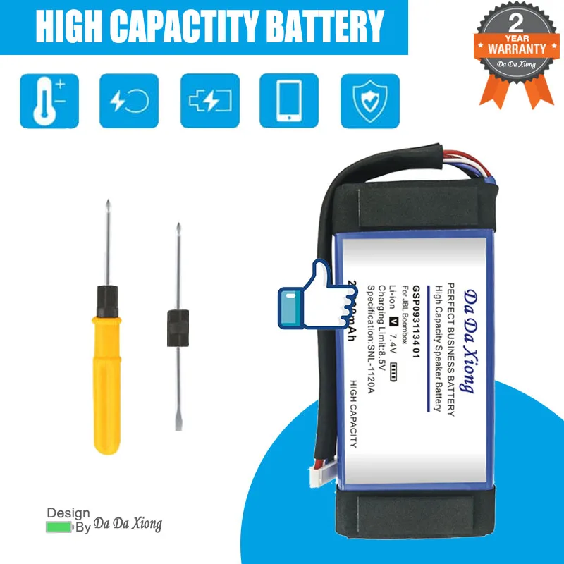 7.4V 26000mAh GSP0931134 01 Lithium Replacement Battery For 