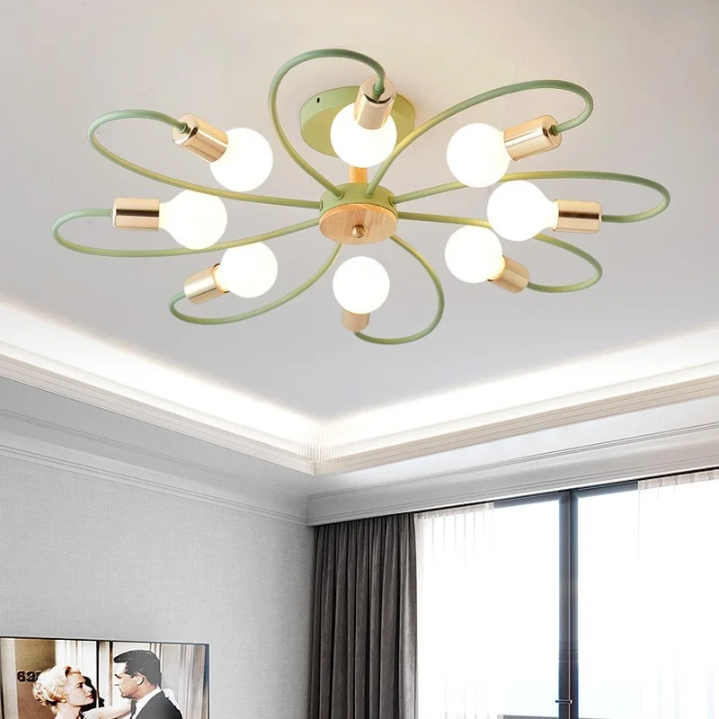 Creative Personality Simple Magic Bean Household Chandelier Nordic Living Room Decoration  Lamp New Modern Bedroom Ceiling Lamp