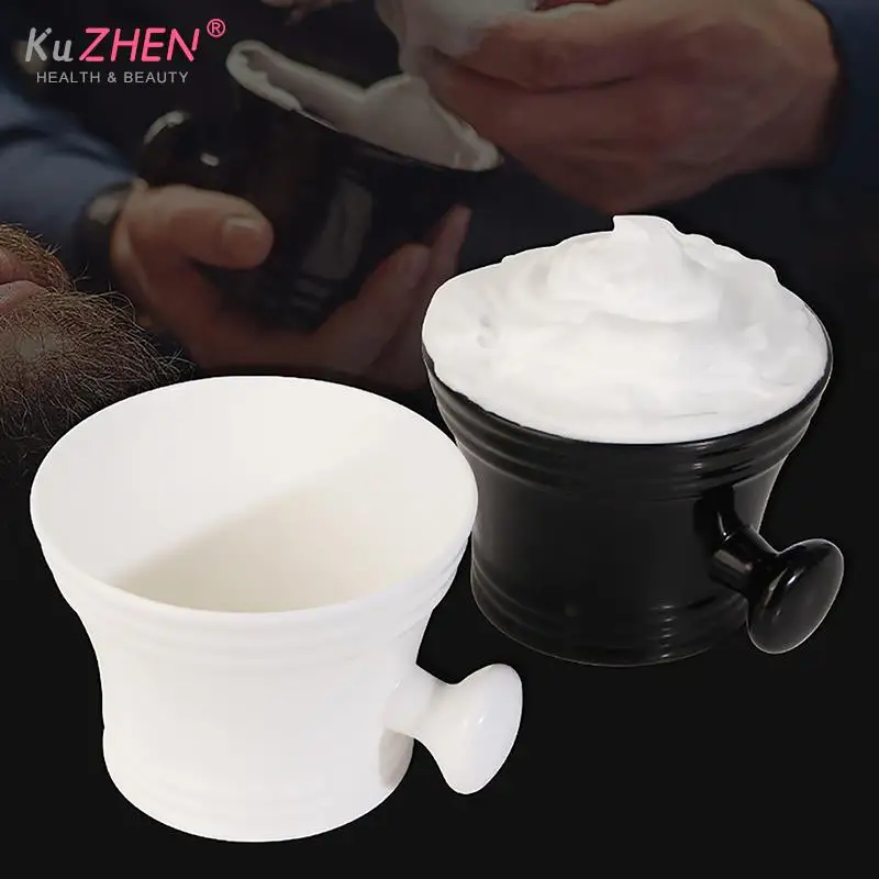 

1PCS Plastic Beard Soap Bowl Clean Shaving Brush Bowl Men Shaving Soap Cup Barber Tools Baard Shaving Bowl