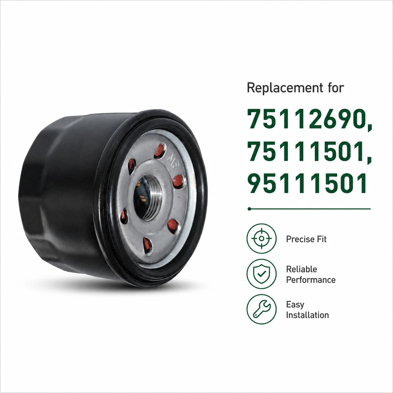 Фото Комплект масляных и топливных фильтров для MTD 4P90HU 4P90JHA Huskee LT3800 LT4200, замена 751-12690, 951-11501, запчасти для газонокосилок 420 куб. см. №2