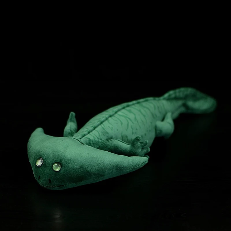 Фото Милая Diplocaulus, мягкая плюшевая игрушка, реалистичная имитация, оригинальная палеонтическая серия, модель животного, кукла, детский подарок Audlt №1