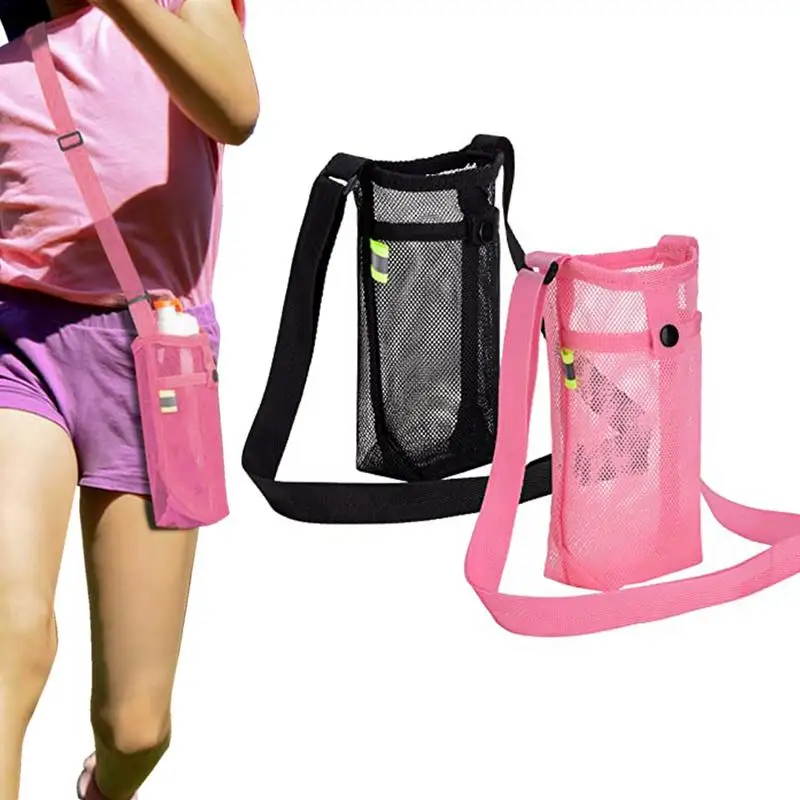 

Water Bottle Holder 2 Pack Adjustable Strap Bottle Holder Universal Water Bottle Carrier Dog Water Bottle Sleeve For Sports Men