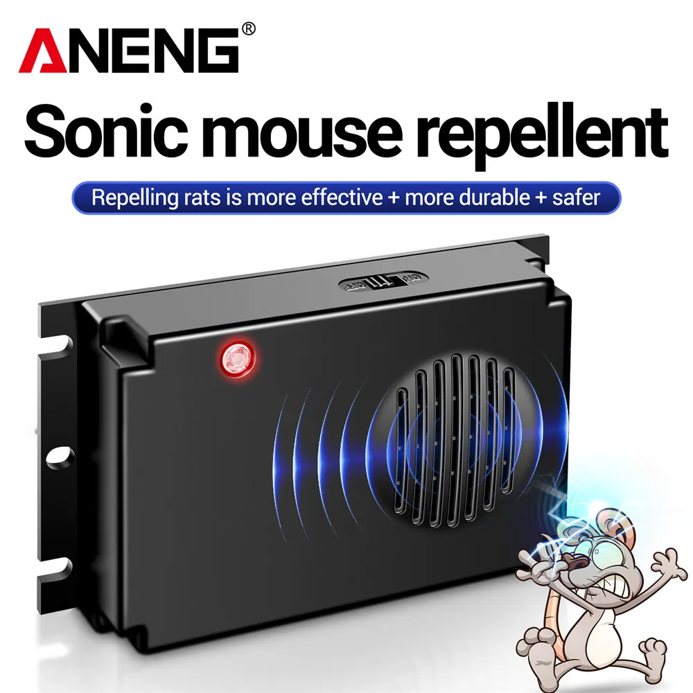 Ультразвуковой репеллент от грызунов под капотом для двигателя автомобиля