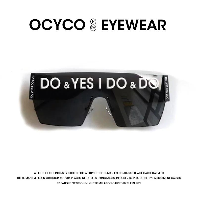 

OCYCO 2022 Luxury Punk Sunglasses Women Vintage Pilot Sun Glasses Men Oculos Feminino Sunglass Lentes Gafas De Sol Eyewear YQ23