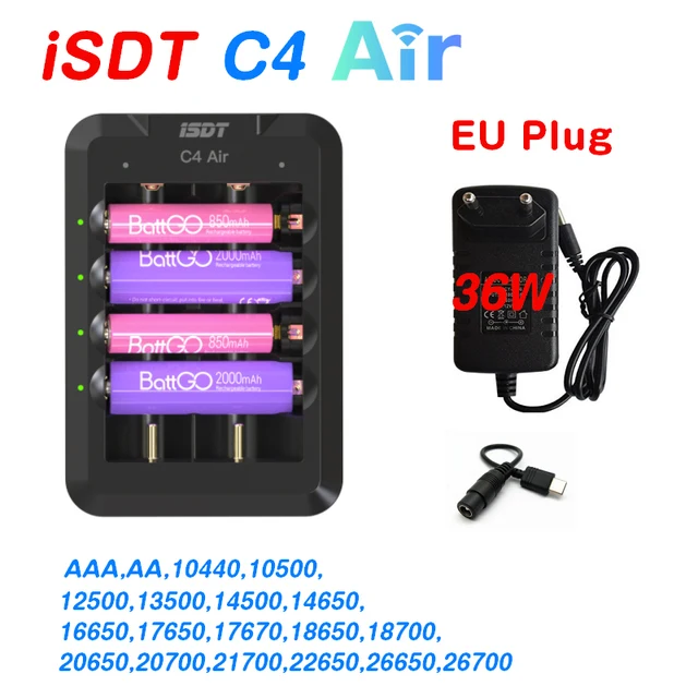 ISDT C4 Air + 36W AC adapter