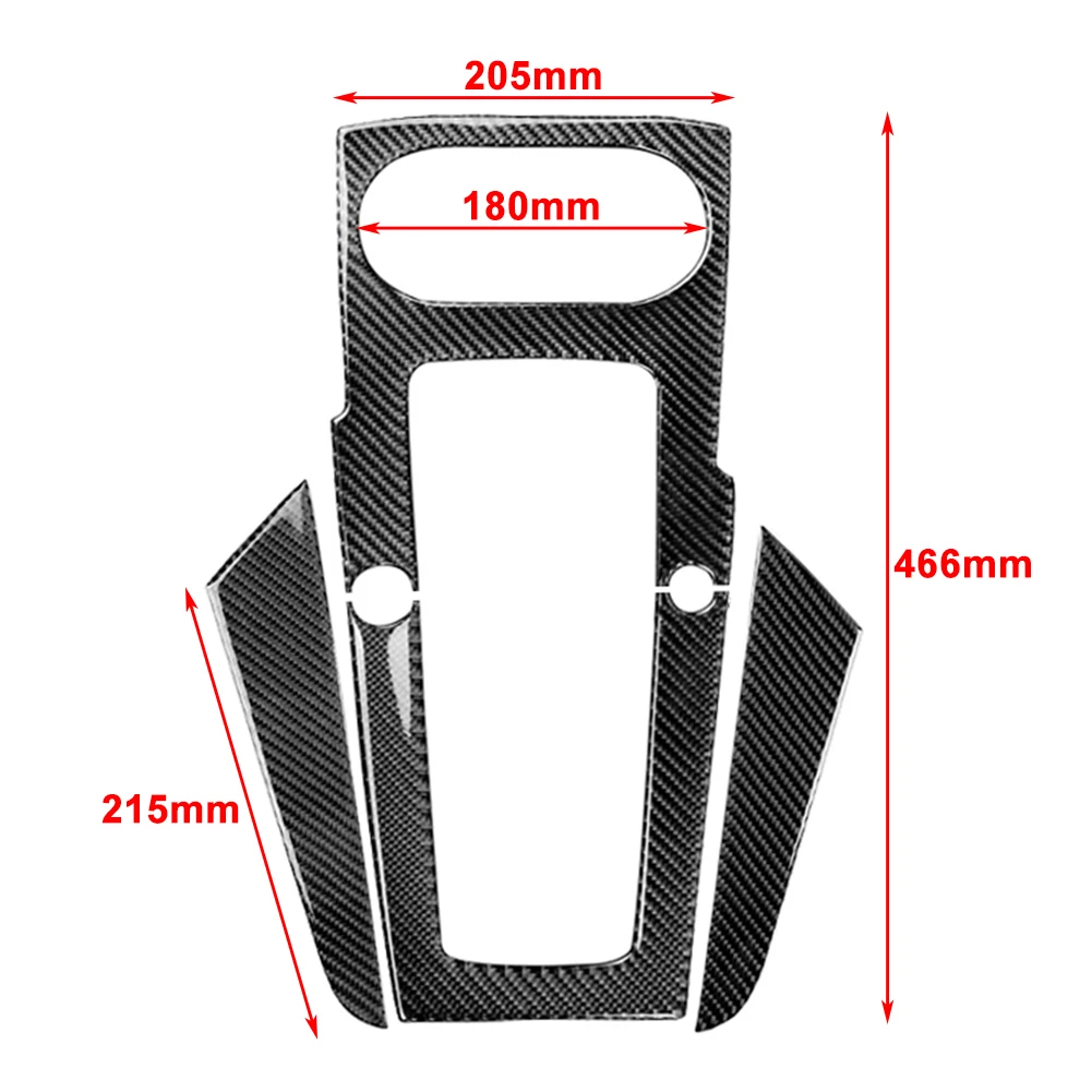 3 шт. для Audi A3 2014-2018 внутренняя наклейка на панель переключения передач из