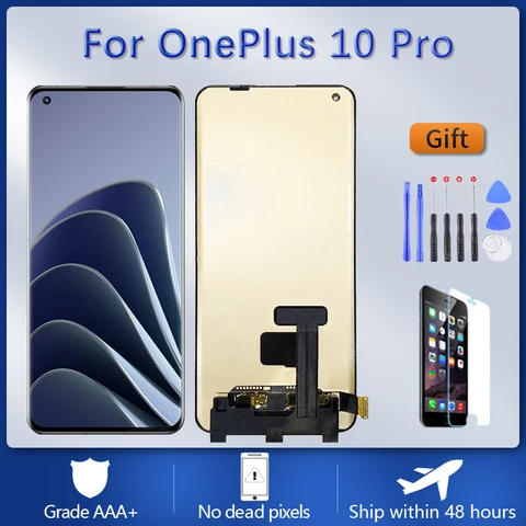 ЖК-дисплей 6,7 дюйма AMOLED для OnePlus 10 Pro, дисплей для OnePlus 10 Pro NE2210, ЖК-дисплей NE2211