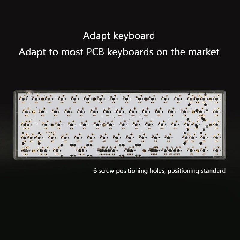 Пластиковый чехол с нескользящей подкладкой для клавиатуры 65% ПП |