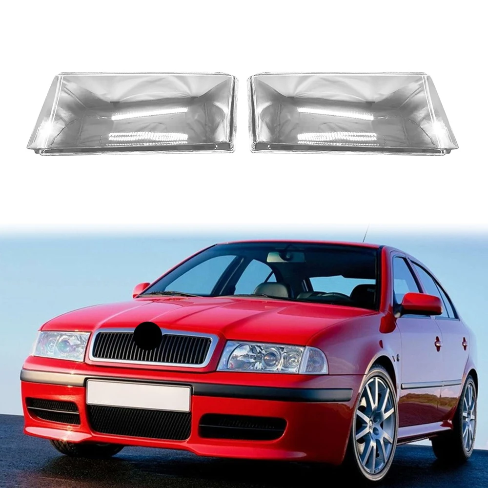 

For Skoda Octavia 2001 2002 2003 2004 Left Headlight Shell Lamp Shade Transparent Lens Cover Headlight Cover