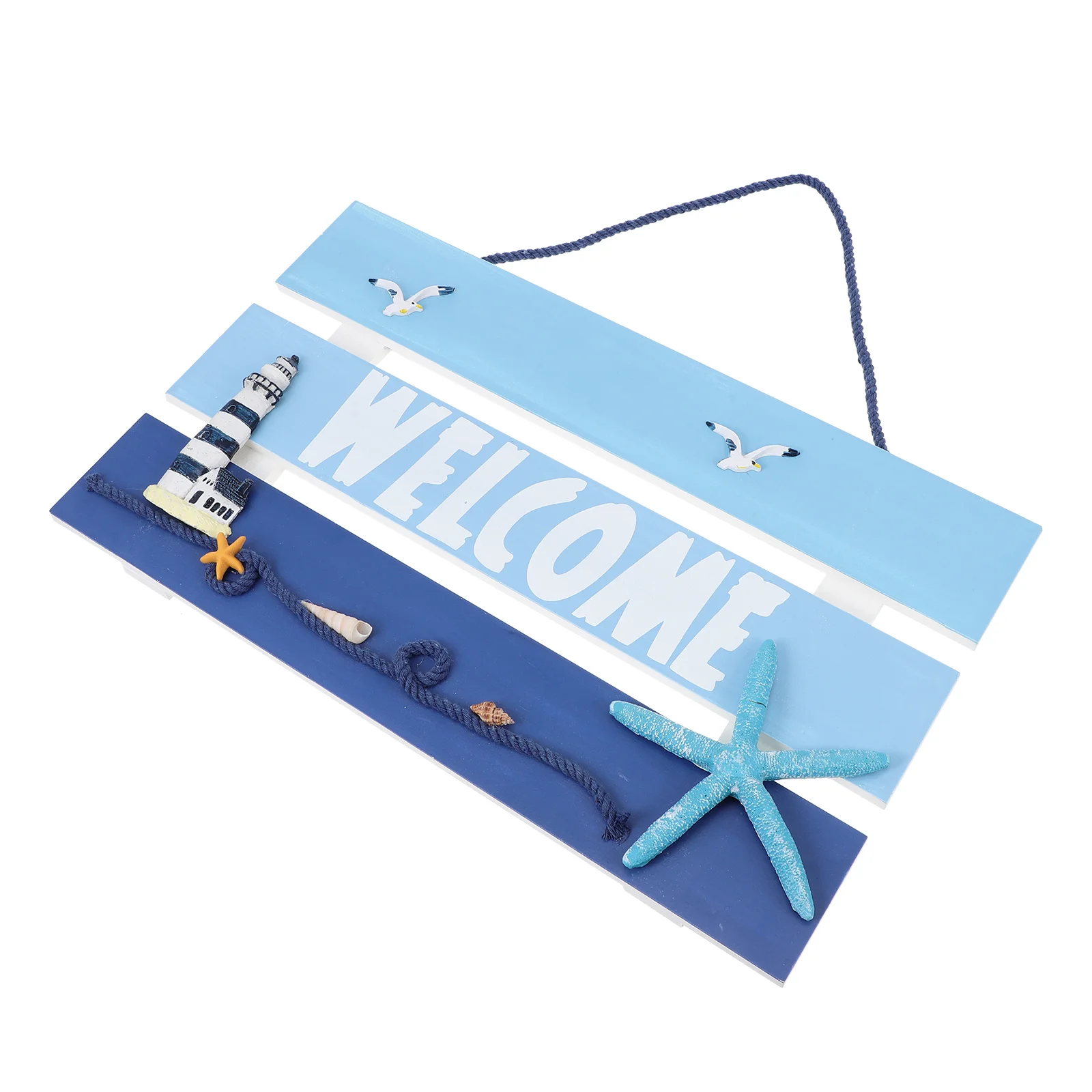 

Exquisite Door Hanging Welcome Sign Mediterranean Design Wall Hanging Decor