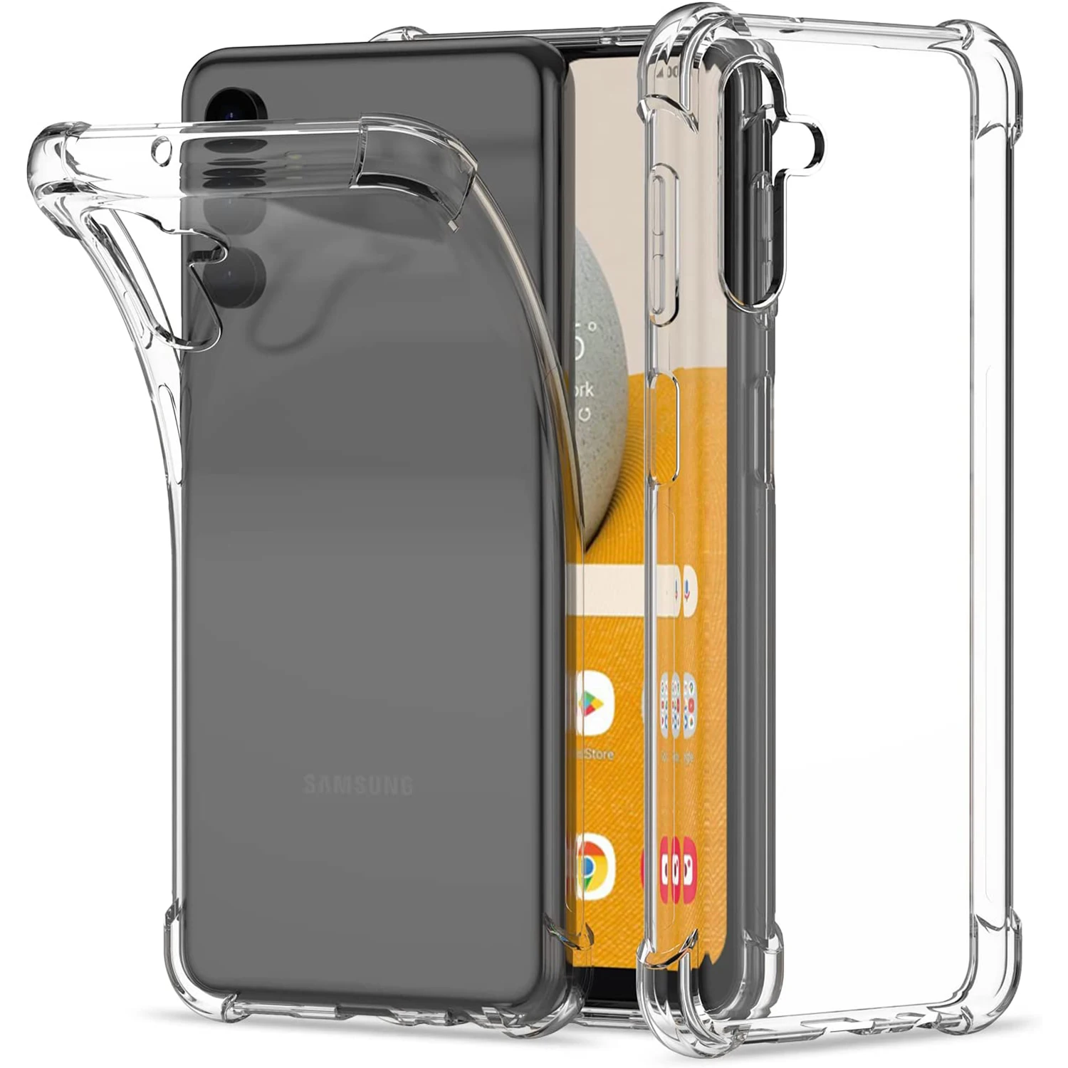 

Ultra Slim Clear Case for Samsung Galaxy A53 A52 M52 A50 A30 A40 A20 A13 A01 M01 Slim Anti Scratch Flexible TPU Shockproof Cover