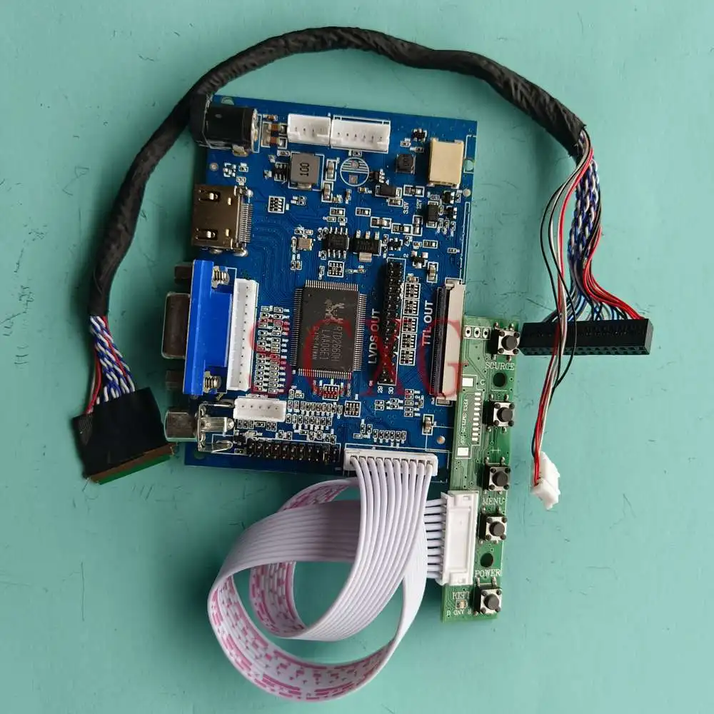 

Fit N156BGE-L31 LCD Matrix Controller Board VGA+AV+HDMI-Compatible Kit DIY 1366*768 Laptops Panel 15.6" 40 Pin LVDS