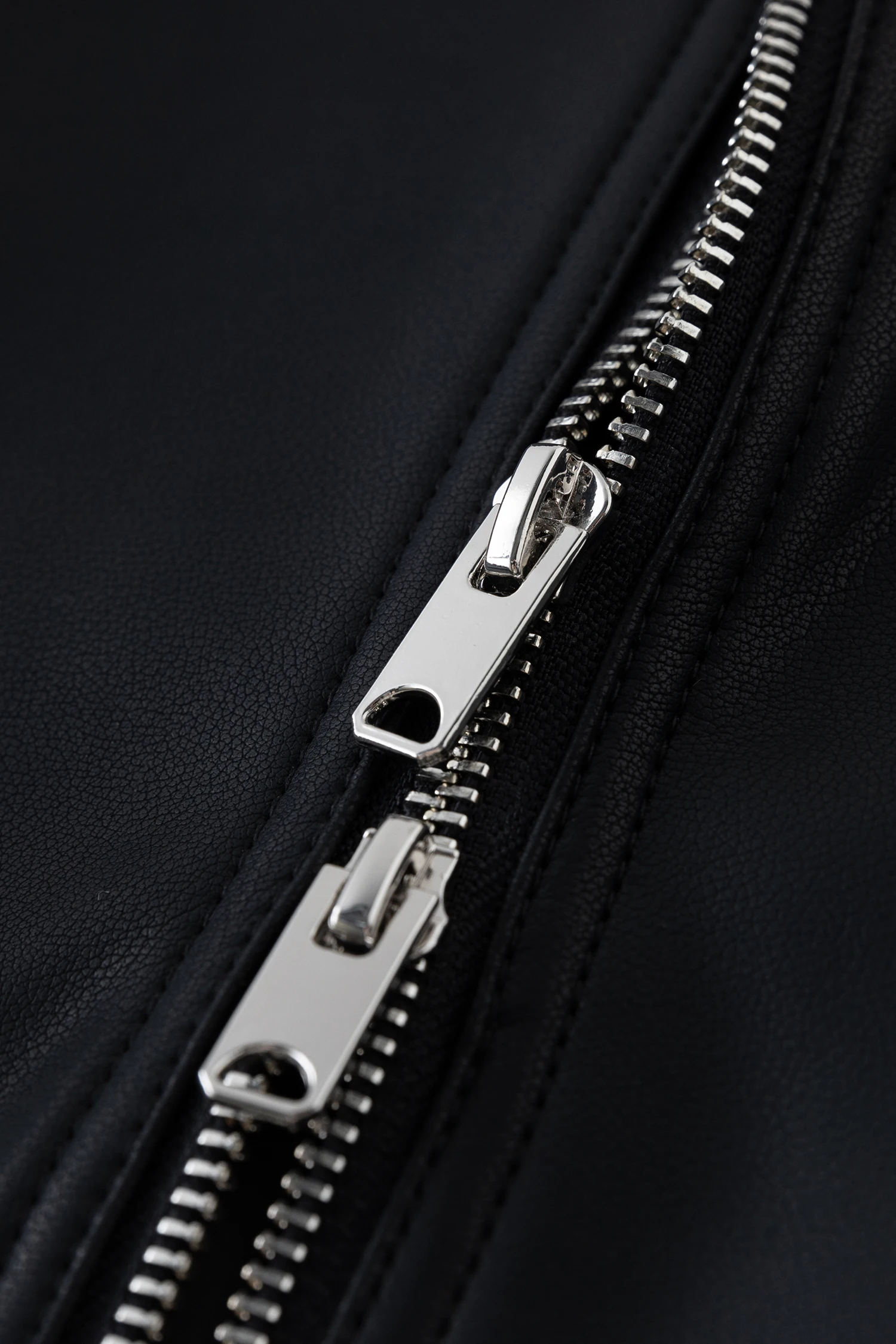 ZIQIAO однотонная кожаная куртка с отворотом для женщин осень 2024 новый дизайн