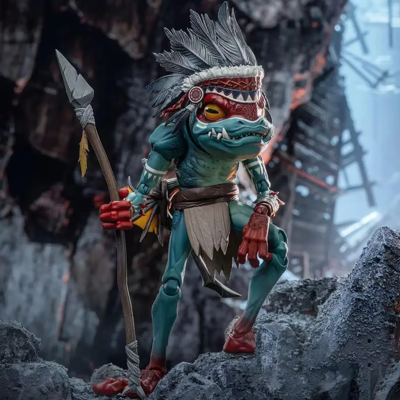 Фото Фигурка Mithril Studio 1/10, Merfolk Murloc Tribe Blade Tide Warrior Abyss Shooter Wave Chief, подвижная коллекция игрушек, подарок №5
