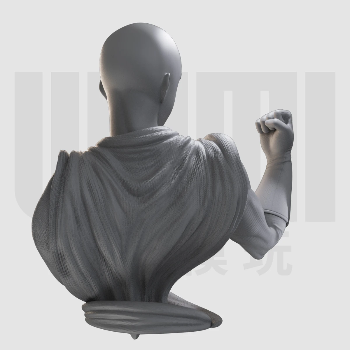 1/10 облысый Супермен Бюст Смола белая форма GK модель фигурки