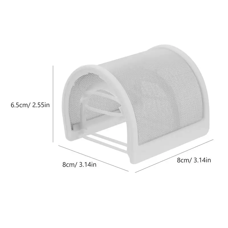 Металлический ручной микрофон Pop Filter U-образная крышка в форме белого цвета