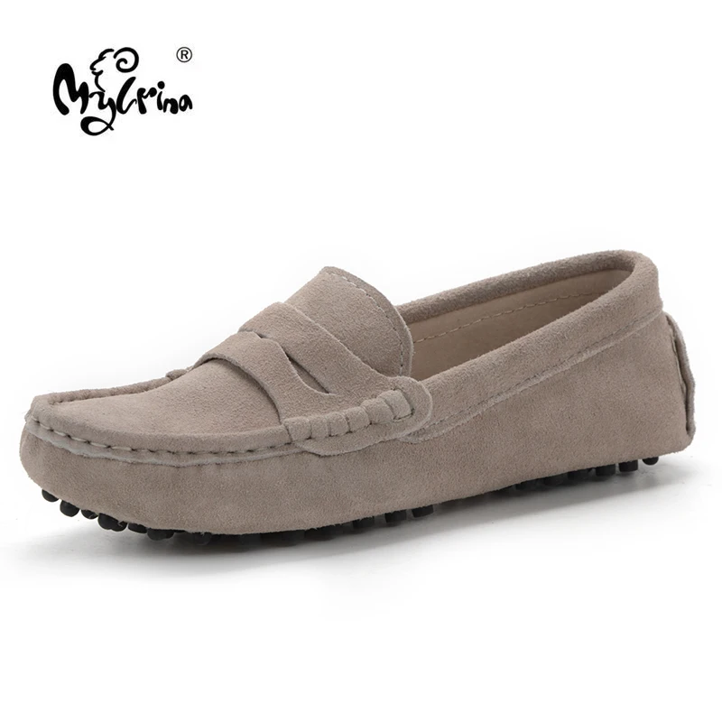 

Женские мокасины из натуральной кожи, на плоской подошве