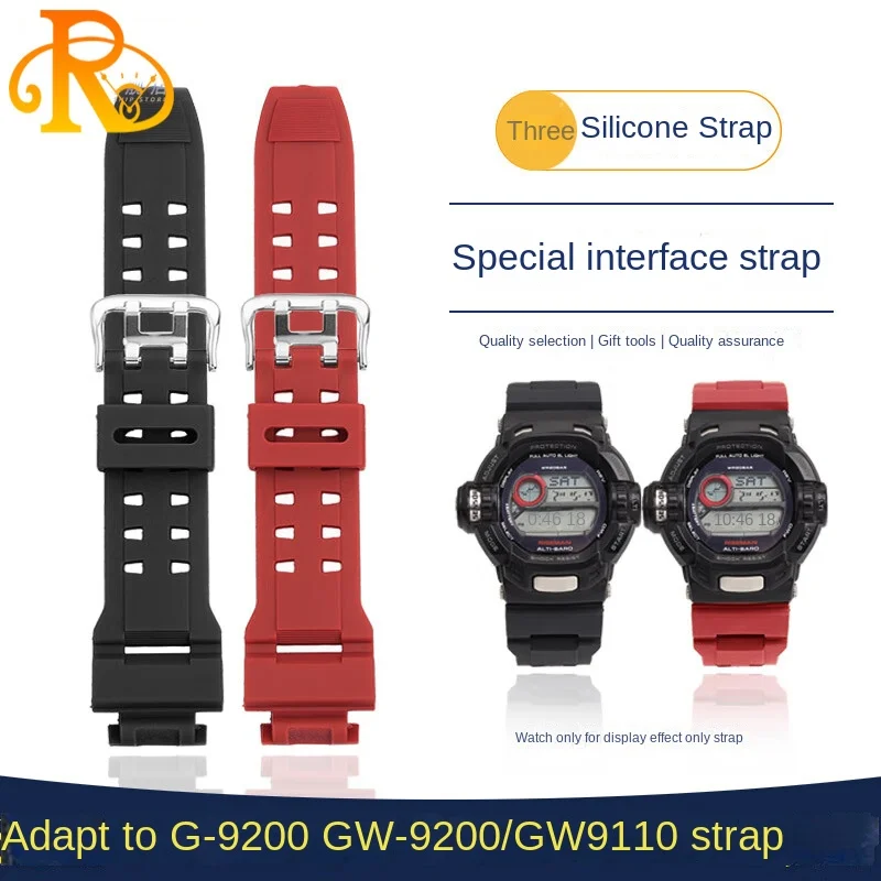 Для Casio G-9200 GW-9200 GW9110 GW-9101/9102/9125 полимерный силиконовый ремешок для часов