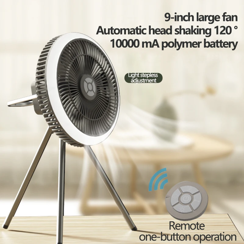 

Циркулятор 10000 мА/ч, воздушный вентилятор с охлаждающим банком, перезаряжаемый, беспроводной, для кемпинга, электрическая, для портативной магнитной лампы