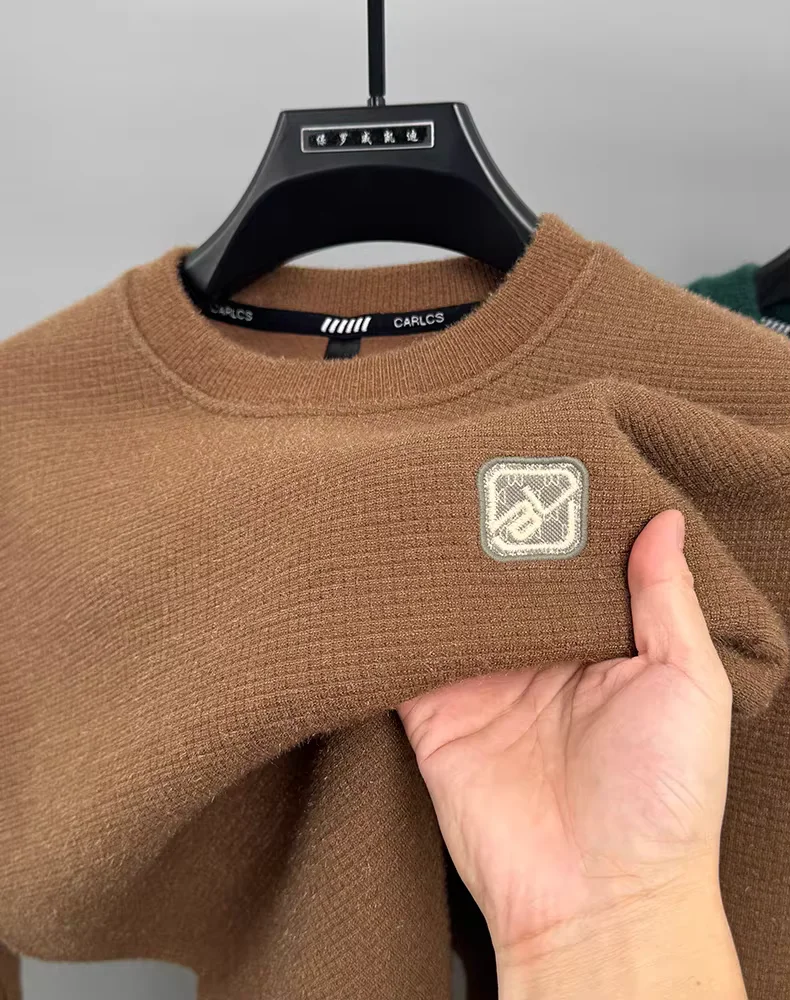  Высококачественный мужской трикотажный свитер осень - зима новая мода