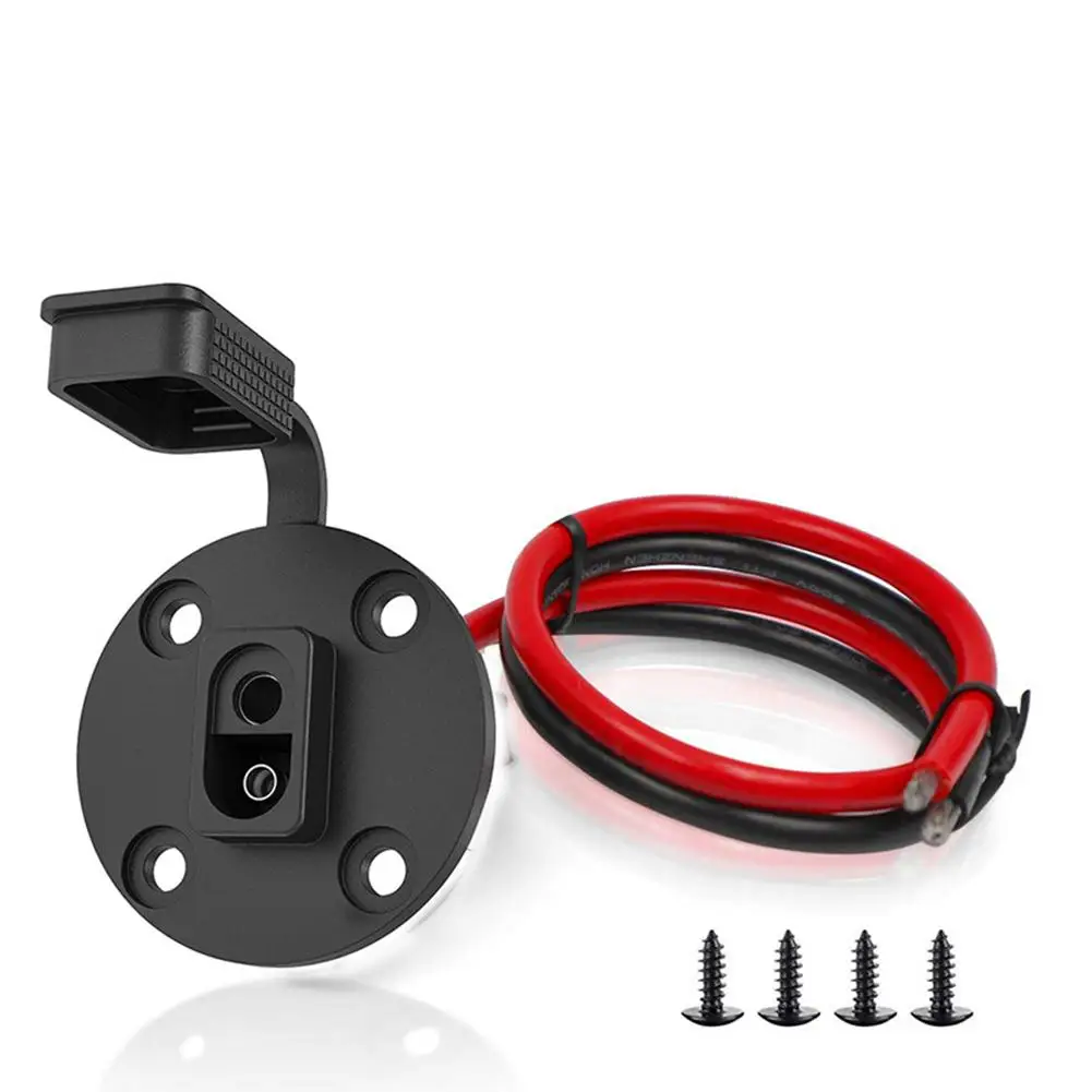 

Charger Quick Connect Solar Panel Holder Line Motorcycle Sae Female Assembled Single Head Input Line Battery Panel Charger Parts