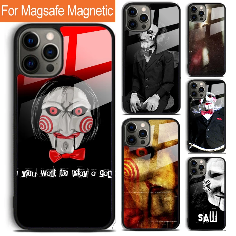 Магнитный чехол Magsafe для iPhone 16 15 14 13 12 11 Pro Max Plus