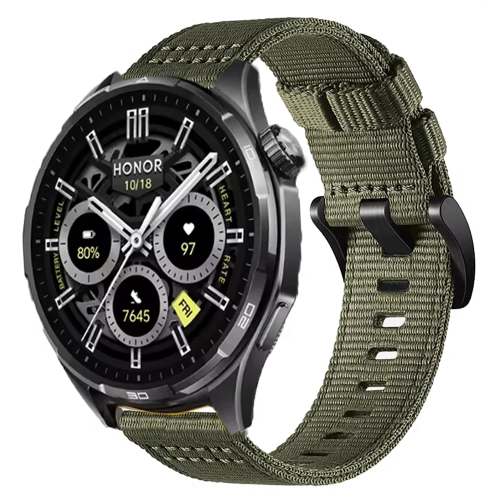 Фото Нейлоновый ремешок для часов HONOR Watch 6/6Plus, 22 мм, ремешок для HONOR Watch 5 Ultra, сменный браслет, аксессуар, correa №2