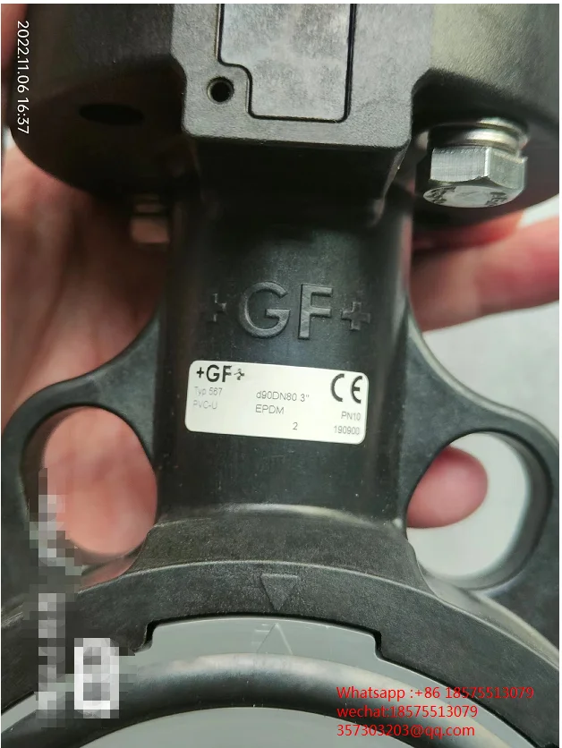 + GF пневматический клапан-бабочка 567 новый оригинальный DN80 567PVC-U