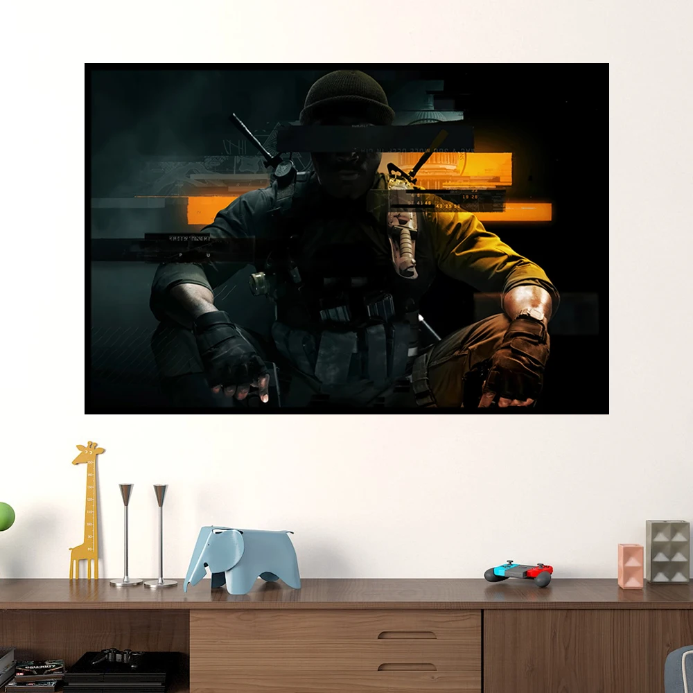 《Call of Duty: Black Ops 6》PS GAME Canvas Poster Call Duty 21 HD большая настенная живопись декоративная