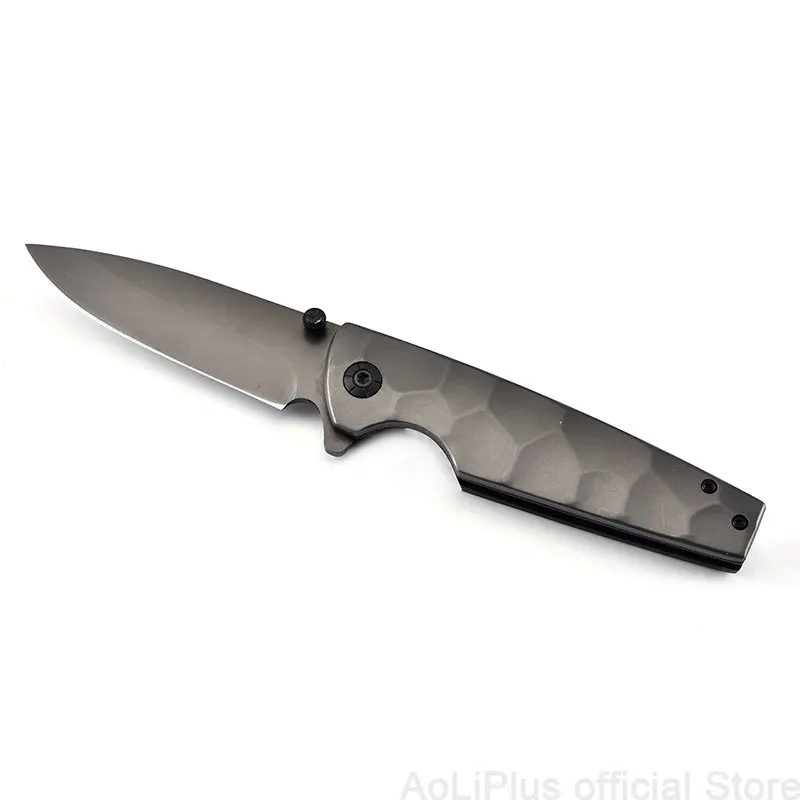 

Premium Quality Titanium Stainless Steel Outdoor Folding Knife Pocket Knife Hunting Knife EDC Tactical Survival Knives