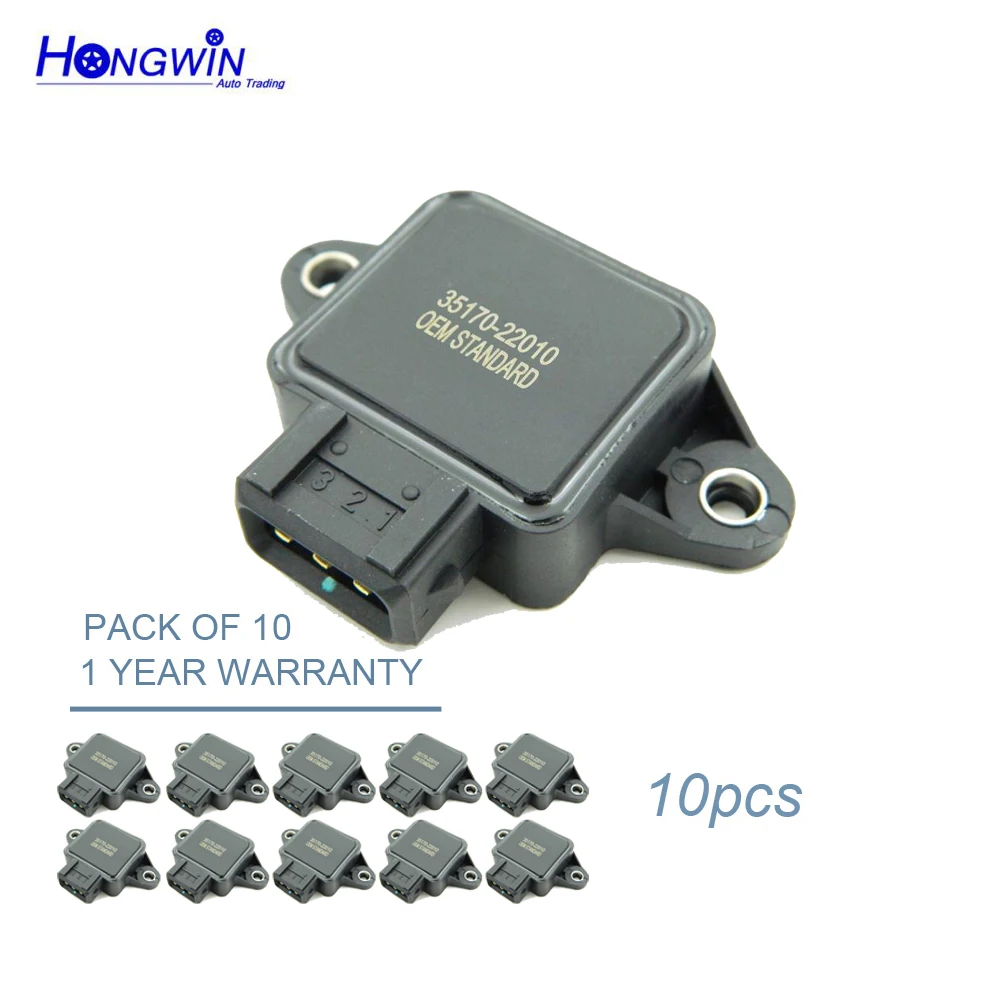 

10 Pcs 35170-22010 Throttle Position Sensor For Volvo Hyundai Accent Scoupe Porsche 911 3517022010 7701047921 96038938 90323839