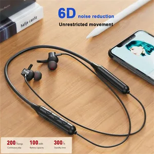 tws dd9 wireless earbuds bluetooth headset magnetic sports running earphones ipx5 noise neckband headphones for iphone xiaomi free global shipping