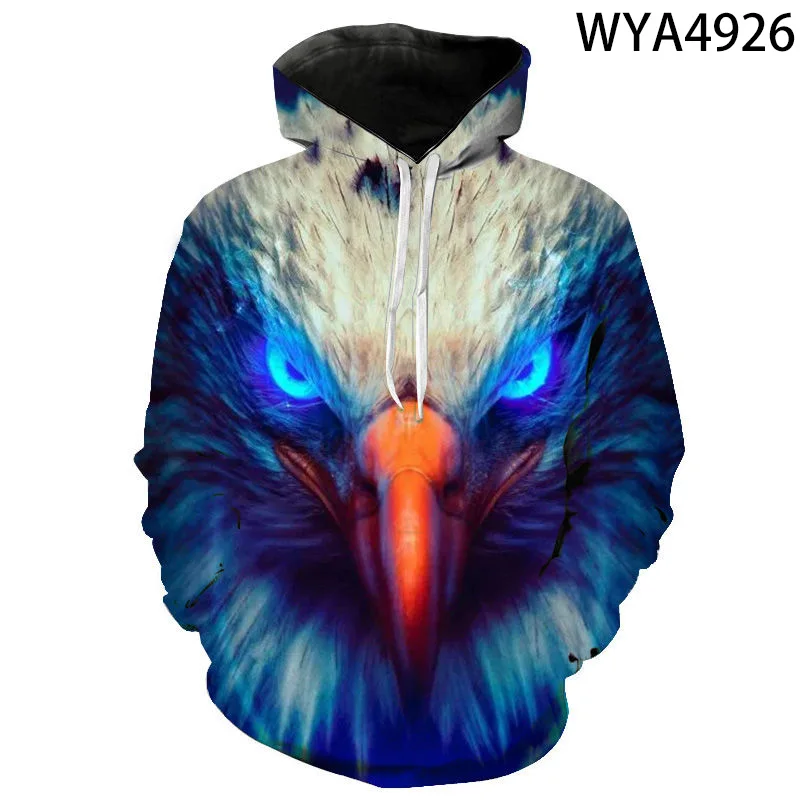 

New fashion Eagle Hoodie Men Women Children Fall casual long sleeve Eagle 3D printed street sweatshirt Cool boys girls pullover