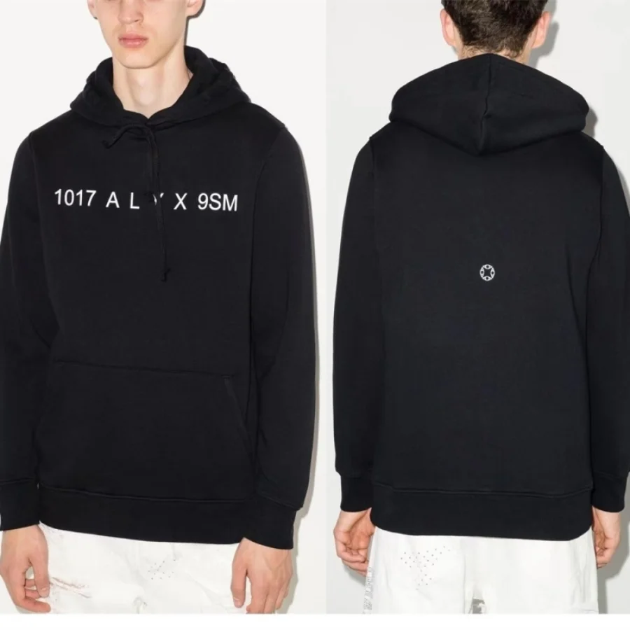 

ALYX 1017 9SM Hooded Hoodie Men Women Hip-Hop Washed Loose Fleece Pullover