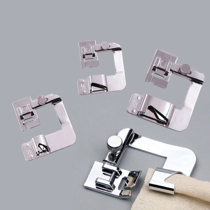 

Domestic Sewing Foot Presser Foot Rolled Hem Feet Selvage Crimping Presser Household for Brother Singer Sewing Accessories