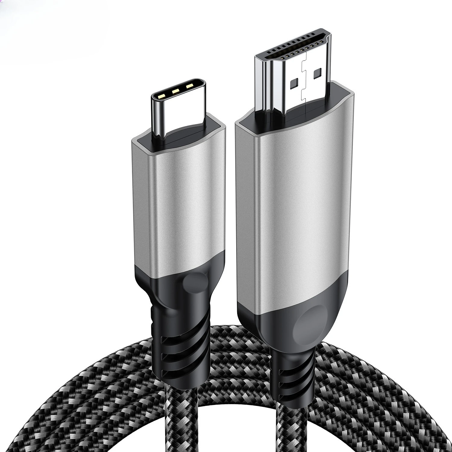 Фото USB C — 4K HDMI-совместимый кабель-переходник 4K 60 Гц для MacBook Pro iMac iPad Pro для Samsung Galaxy Type C — HDMI Audio 3 м 2 м 1 м №4
